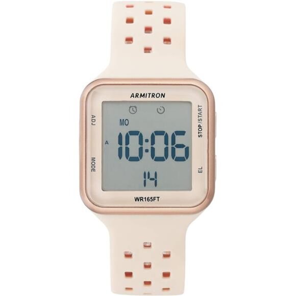 Armitron Sport Unisex Digital Chronograph Silicone Strap Watch, 40/8417 - Picture 1 of 6